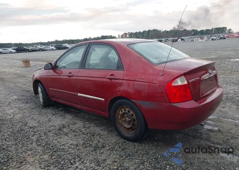 2004 Kia Spectra Ex/Lx из США, поврежденный, VIN KNAFE121045012761